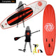 Inflatable blow up paddle board with 3-piece paddle complete set