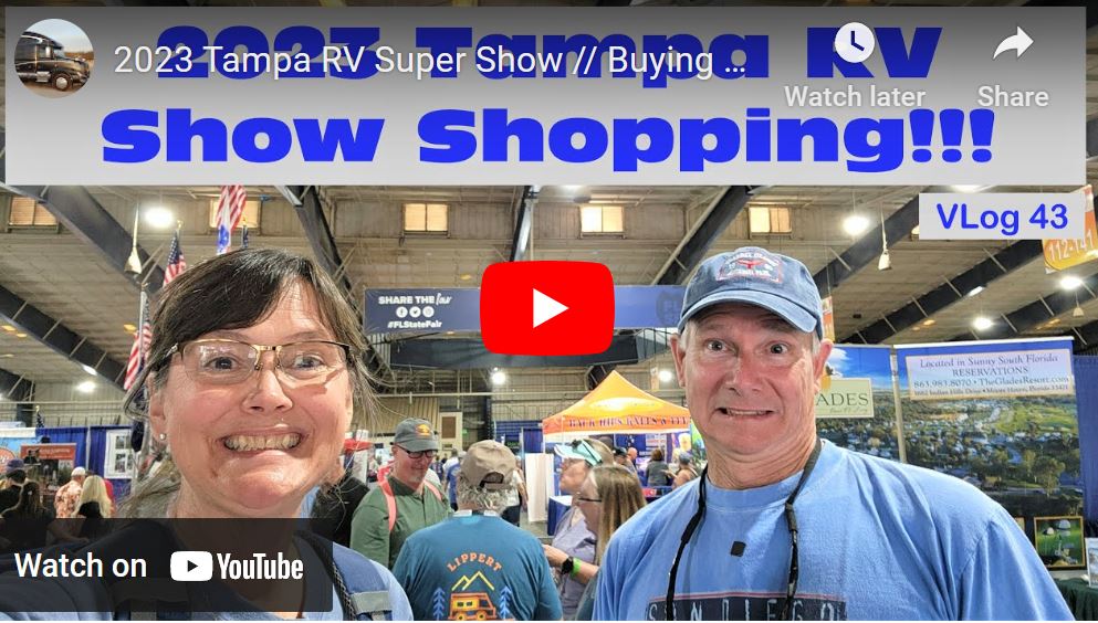 2023 Tampa RV Super Show // Buying Stuff you didn't know you needed