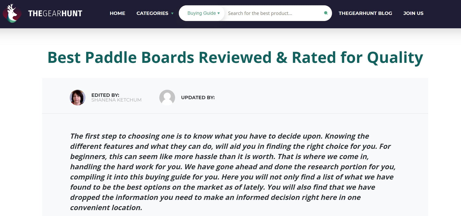 June 2019 - The Gear Hunt - 10 Best Paddle Boards Reviewed & Rated for Quality