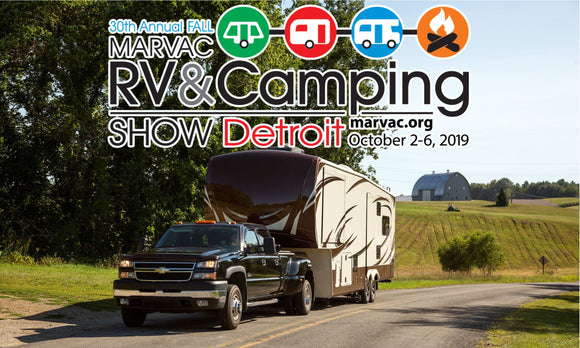 October 2019 - JLF Adventures will be at the Fall Detroit RV & Camping Show!