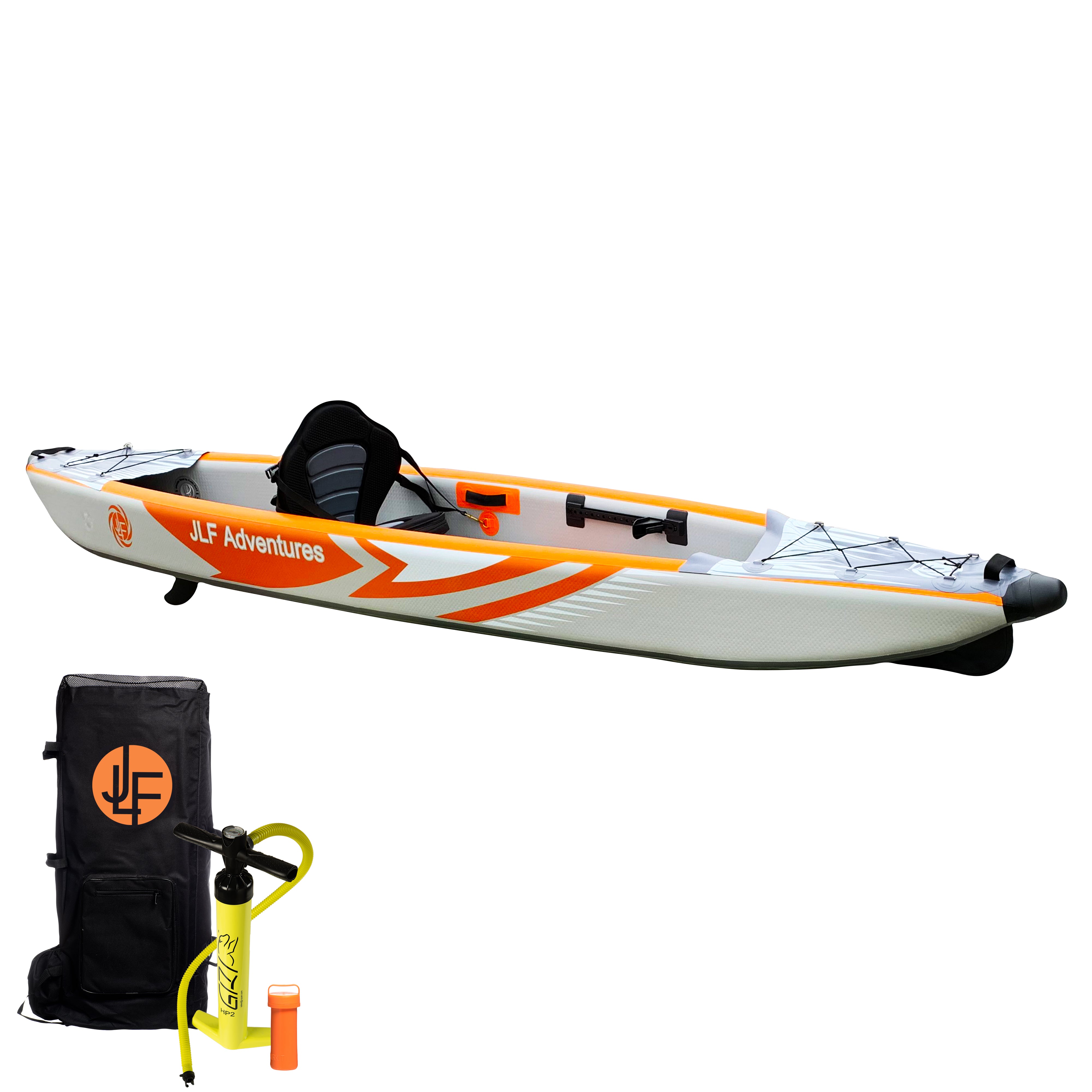 JLF Adventures JLF Detachable SUP Kayak Seat, Adjustable, Cushioned Back  Support, for Inflatable Stand Up Paddle Board Sit-On-Top Kayak and Canoe  on Marmalade