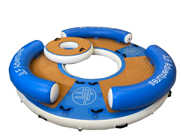 Foldable inflatable blow up swim mats rafts party lounges – JLF Adventures